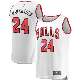 Men's Chicago Bulls Lauri Markkanen Fanatics Branded White - Association Edition