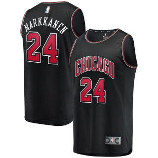 Chicago Bulls Lauri Markkanen Fanatics Branded Fast Break Replica Jersey-Statement Edition
