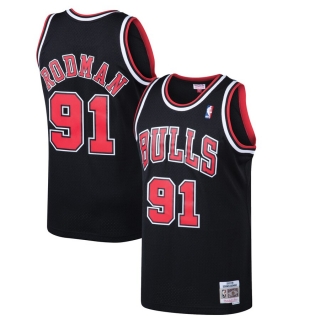 Chicago Bulls Dennis Rodman Mitchell & Ness 1997-98 Hardwood Classics Swingman Jersey