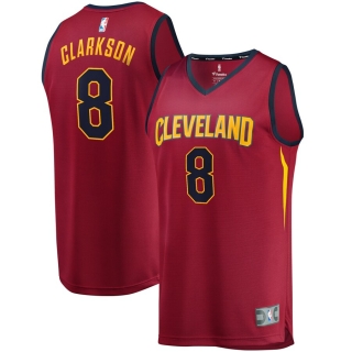 Men's Cleveland Cavaliers Jordan Clarkson Fanatics Branded Wine  - Icon Edition