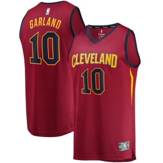 Cleveland Cavaliers Darius Garland Fanatics Branded Wine Fast Break Replica Jersey - Icon Edition
