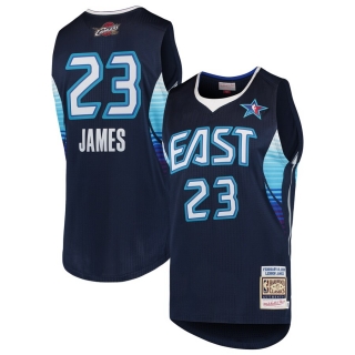 Cleveland Cavaliers LeBron James Mitchell & Ness Navy 2009 NBA All-Star Game Authentic Jersey
