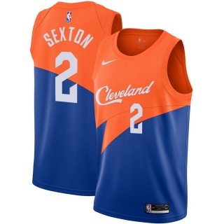 Men's Cleveland Cavaliers Collin Sexton Nike Blue City Edition Swingman Jersey