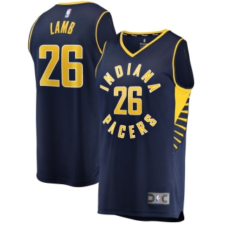 Men's Indiana Pacers Jeremy Lamb Navy Fast Break Replica Jersey - Icon Edition