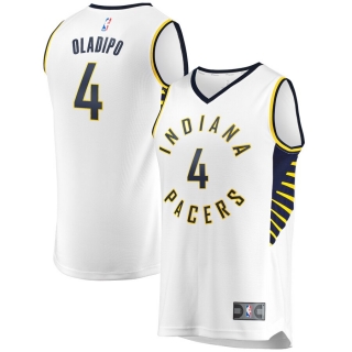 Men's Indiana Pacers Victor Oladipo Fast Break Replica Player Jersey- Association Edition