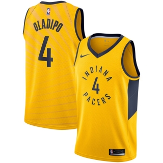 Men's Indiana Pacers Victor Oladipo Nike Gold Replica Swingman Jersey - Statement Edition