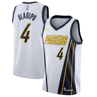 Men's Indiana Pacers Victor Oladipo Nike White 2018-19 Swingman Jersey - Earned Edition