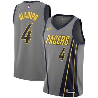 Men's Indiana Pacers Victor Oladipo Nike Gray City Edition Swingman Jersey