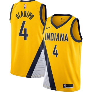 Men's Indiana Pacers Victor Oladipo Nike Gold Finished Swingman Jersey - Statement Edition