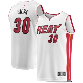 Men's Miami Heat Chris Silva Fast Break Replica Player Jersey - Association Edition