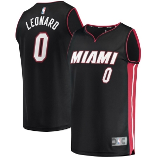 Men's Miami Heat Meyers Leonard Fanatics Branded Fast Break Replica Jersey - Icon Edition