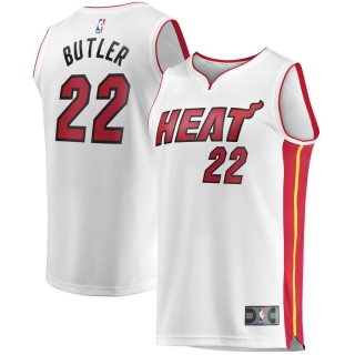 Men's Miami Heat Jimmy Butler White Fast Break Replica Jersey - Association Edition