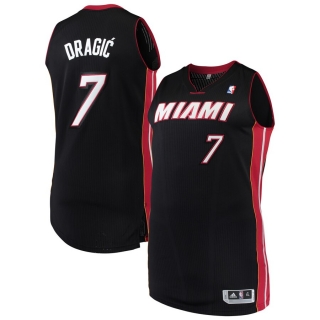Men's Miami Heat Goran Dragic adidas Black Finished Authentic Jersey