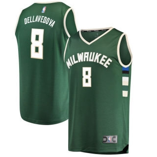 Men's Milwaukee Bucks Matthew Dellavedova Fast Break Replica Jersey - Icon Edition