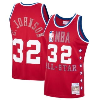 Men's Magic Johnson Mitchell & Ness Red Western Conference 1988 All-Star (3)