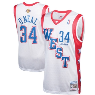 Men's Western Conference Shaquille O'Neal Mitchell & Ness White 2004 All-Star