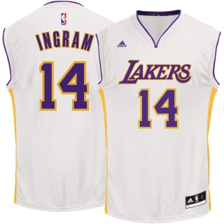 Men's Los Angeles Lakers Brandon Ingram adidas White Replica Jersey