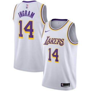 Men's Los Angeles Lakers Brandon Ingram Nike White Replica Swingman Jersey - Association Edition