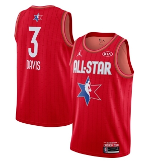 Men's Anthony Davis Jordan Brand Red 2020 NBA All-Star Game Swingman Finished Jersey
