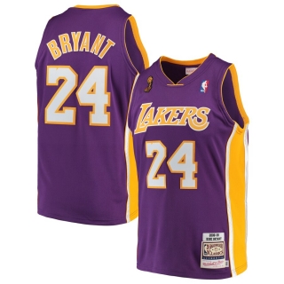 Kobe Bryant Los Angeles Lakers Mitchell & Ness 2008-09 Hardwood Classics Authentic Jersey - Purple