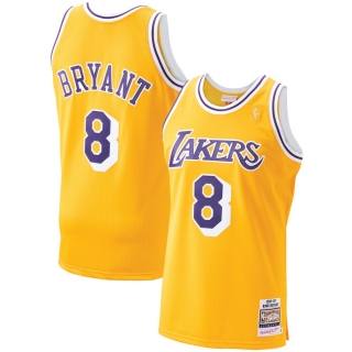 Men's Los Angeles Lakers Kobe Bryant Mitchell & Ness Gold 1996-97