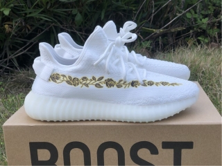 Authentic AD YB 350 V2 Gold rose limited edition Women Shoes