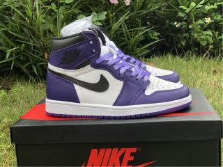 Authentic Jordan 1 “Court Purple” GS