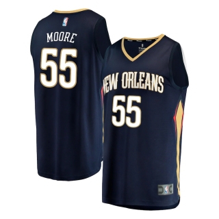 Men's New Orleans Pelicans ETwaun Moore Jersey - Icon Edition