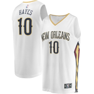 Men's New Orleans Pelicans Jaxson Hayes Fanatics Branded Fast Break Replica Jersey - Association Edition