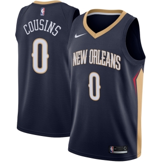 Men's New Orleans Pelicans DeMarcus Cousins Nike Navy Swingman Jersey - Icon Edition