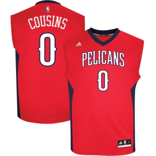 Men's New Orleans Pelicans adidas Red Alternate Replica Jersey