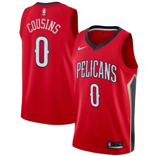 Men's New Orleans Pelicans DeMarcus Cousins Nike Red Swingman Jersey Statement Edition