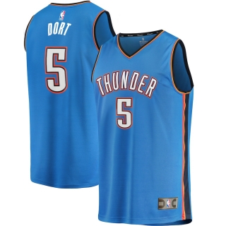Men's Oklahoma City Thunder Luguentz Dort Fanatics Branded Fast Break Player Jersey - Icon Edition