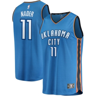 Men's Oklahoma City Thunder Abdel Nader Fanatics Branded Fast Break Replica Jersey - Icon Edition