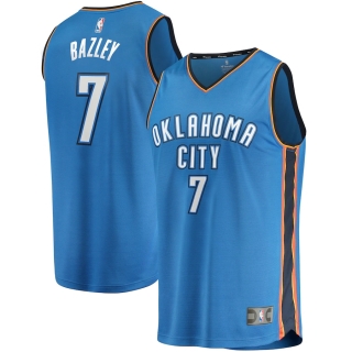 Men's Oklahoma City Thunder Darius Bazley Fanatics Branded Fast Break Replica Jersey - Icon Edition
