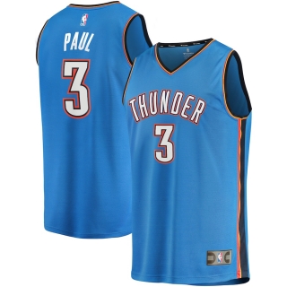 Men's Oklahoma City Thunder Chris Paul Fanatics Branded Blue Fast Break Replica Player Jersey - Icon Edition