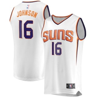 Men's Phoenix Suns Tyler Johnson Fast Break Player Replica Jersey - Association Edition