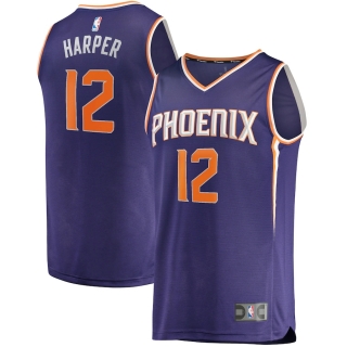 Men's Phoenix Suns Jared Harper Fanatics Branded Fast Break Player Jersey - Icon Edition