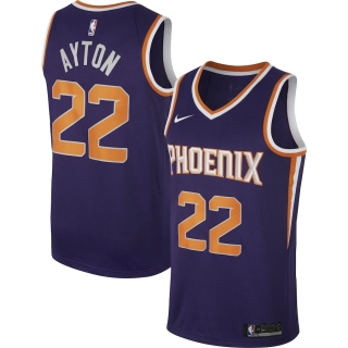 Men's Phoenix Suns DeAndre Ayton Nike Purple Swingman Jersey
