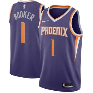 Men's Phoenix Suns Devin Booker Nike Purple Swingman Jersey - Icon Edition