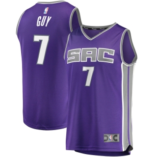 Men's Sacramento Kings Kyle Guy Fanatics Branded Purple Fast Break Replica Jersey - Icon Edition