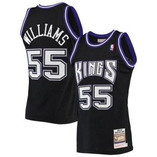 Men's Sacramento Kings Jason Williams Mitchell & Ness Black 1998-99 Authentic Jersey
