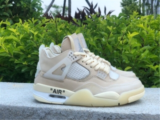 Authentic OFF-WHITE x Air Jordan 4 Women Shoes