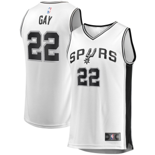 Men's San Antonio Spurs Rudy Gay Replica Player Jersey - Association Edition