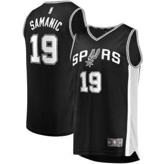 Men's San Antonio Spurs Luka Samanic Replica Player Jersey - Icon Edition