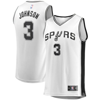 Men's San Antonio Spurs Keldon Johnson Fast Break Replica Jersey - Association Edition