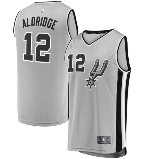 Men's San Antonio Spurs LaMarcus Aldridge  Fast Break Replica Player Jersey - Statement Edition