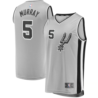 Men's San Antonio Spurs Dejounte Murray  Replica Player Jersey - Statement Edition