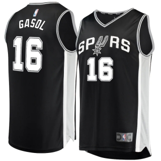 Men's San Antonio Spurs Pau Gasol Fast Break Replica Jersey - Icon Edition