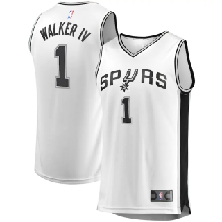 Men's San Antonio Spurs Lonnie Walker  Replica Player Jersey - Association Edition